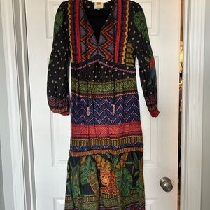 Multicolor FARM Rio Maxi Dress
